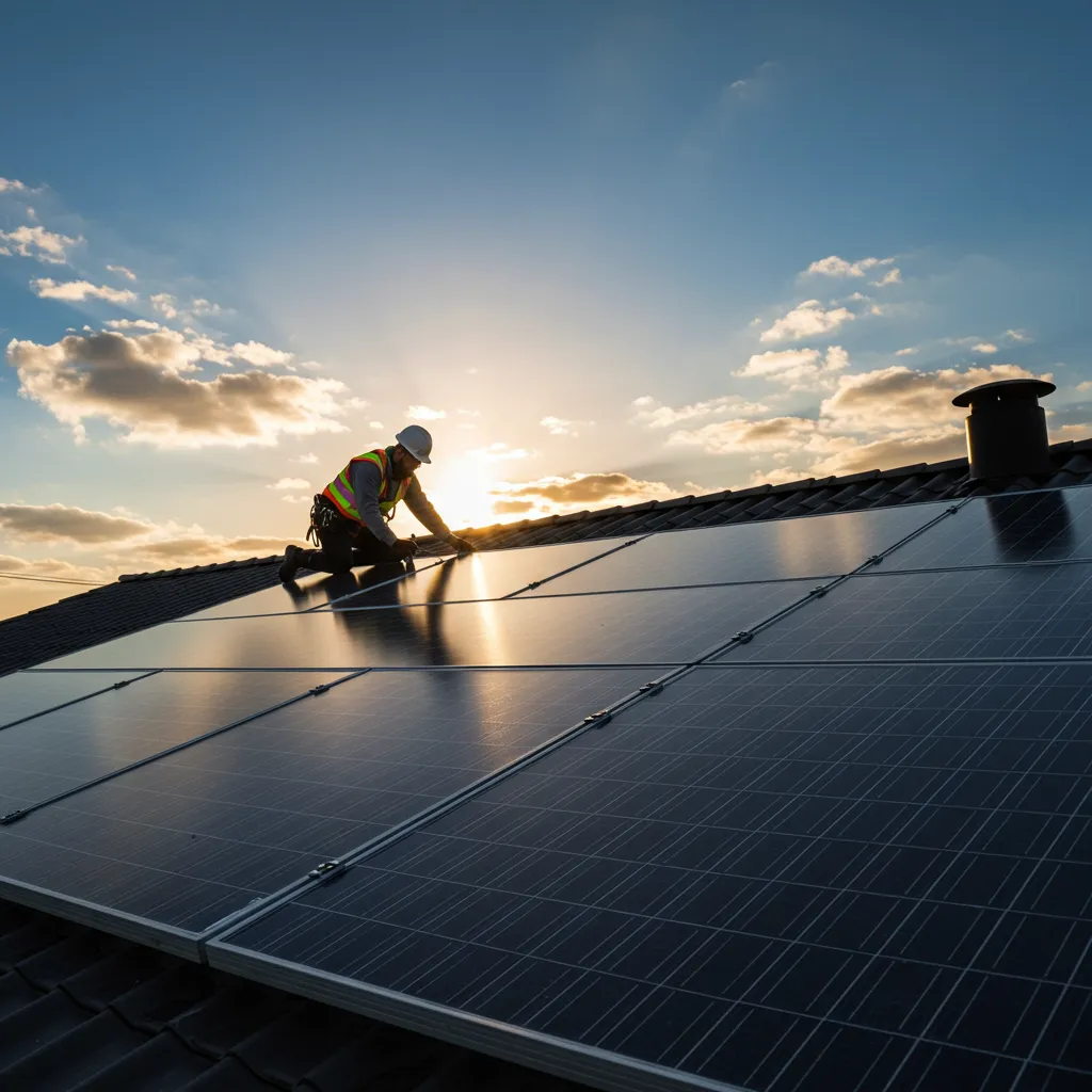Optimisation de l'orientation et de l'installation de panneaux solaires pour maximiser l'autoconsommation photovoltaïque