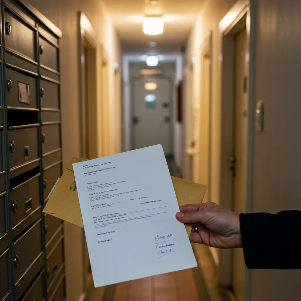Envoi d'une lettre recommandée au syndic pour exercer le droit à la prise en immeuble