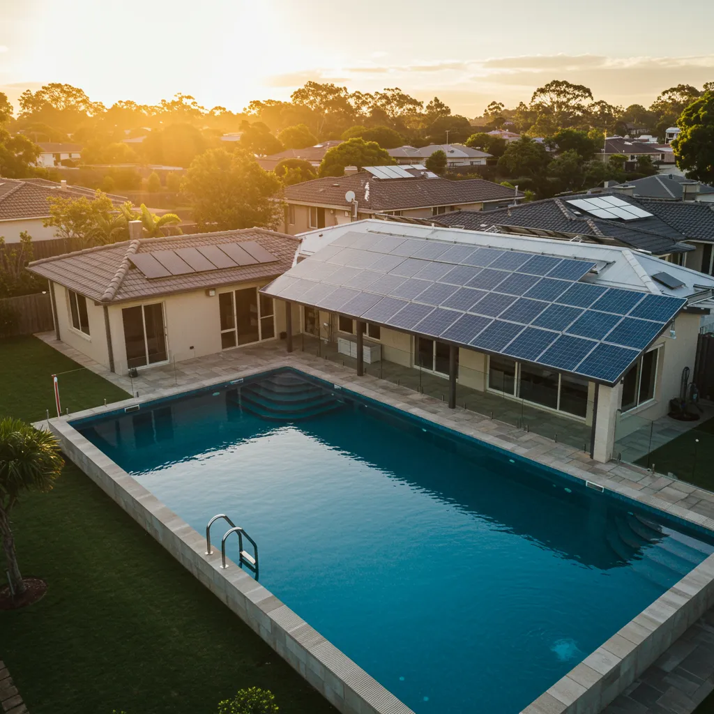 Aérovoltaïque pour piscine : intérêt comparé à un solaire thermique classique
