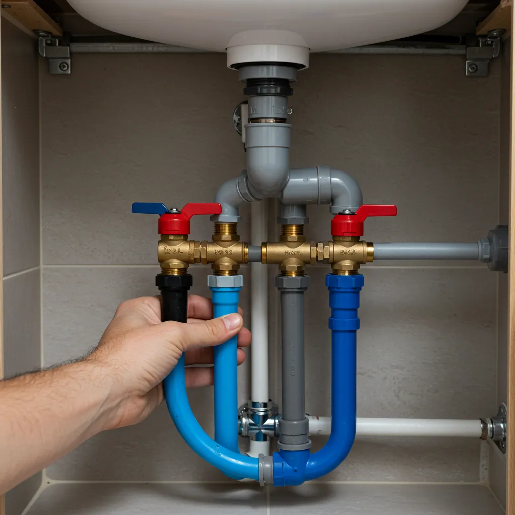 Installation d'un double réseau de plomberie séparant eau potable et eau de pluie pour les WC