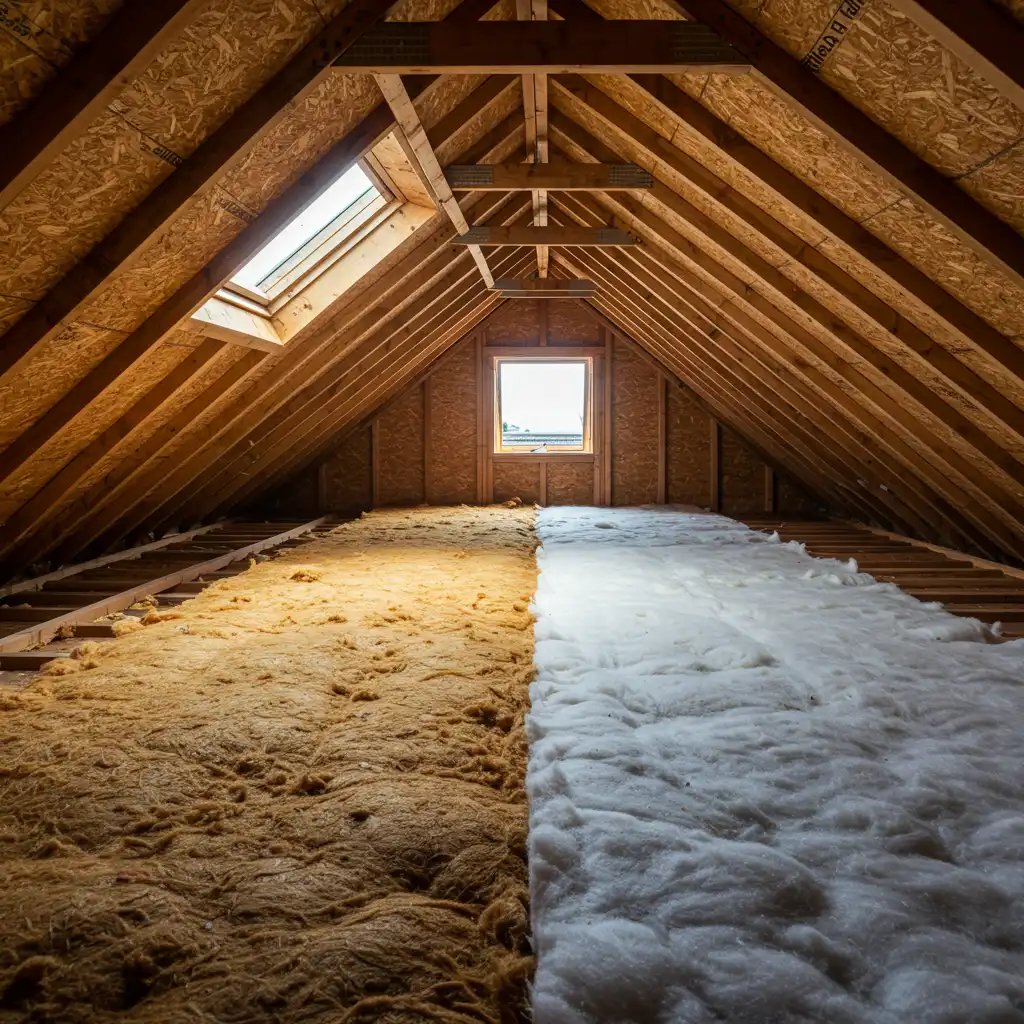 Chanvre projeté vs ouate de cellulose pour isoler des combles : choix scientifique